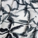 Palm Tree  Print On Royal Georgette SS22L RGPL41