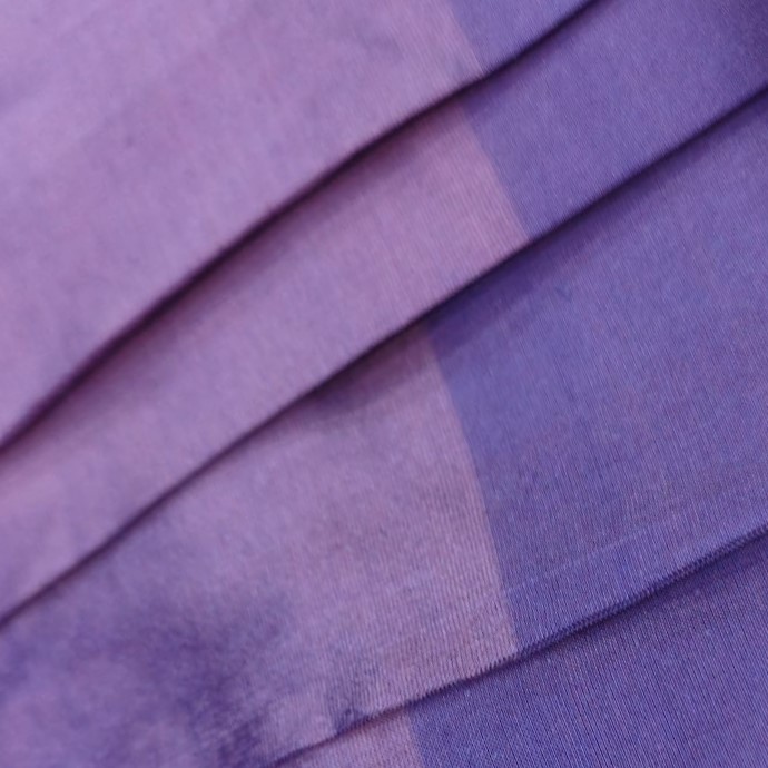 Dupion Silk -Blue & Violet-Stripes