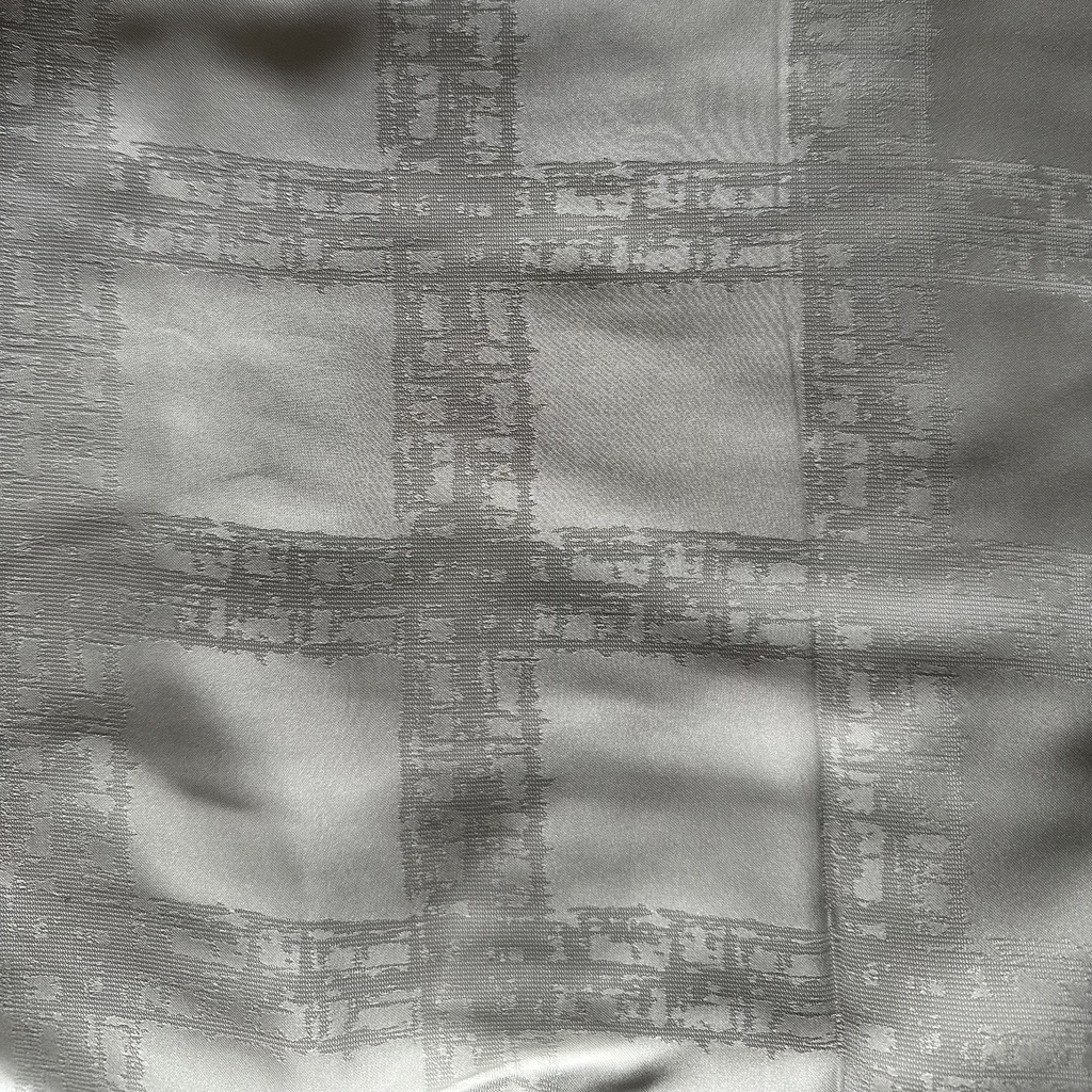 Alpine Jacquard (Squares White) Fabric