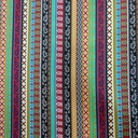 Bohemian Print On Korean Satin S23 KSPS121