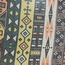 Bohemian Print On Flat Chiffon FCPS124