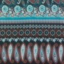 Paisley Border Print On Viscose