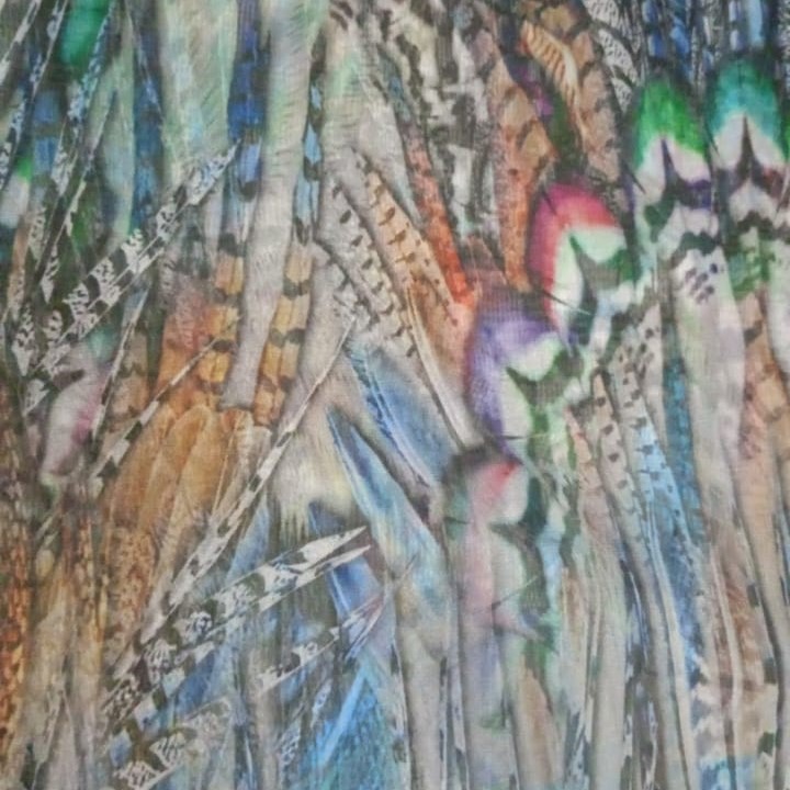 Print On Flat Chiffon FCPS86