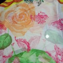 Rose Print On Flat Chiffon FCPS101
