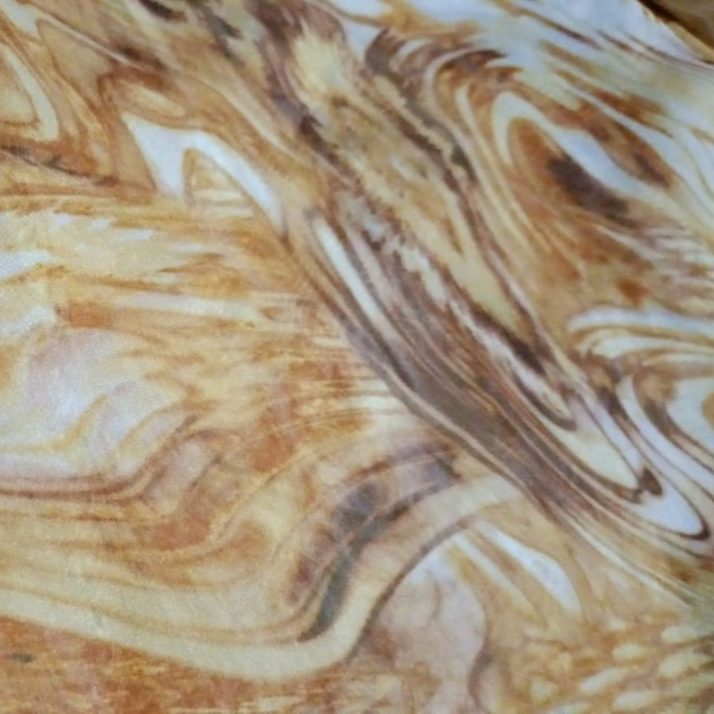 Volcano Print On Habutai Satin S24 HSPS09