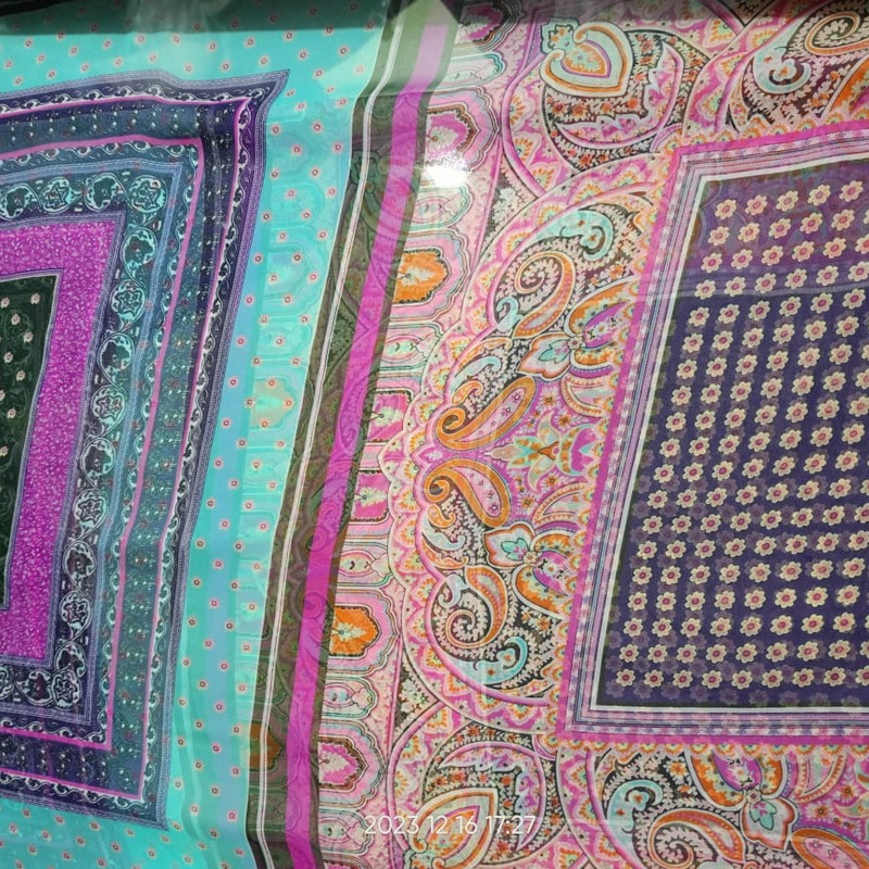 Pannel Print On Habutai Satin S24 HSPS31