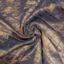 Check Pin-Tuck On Embroidered Taffeta