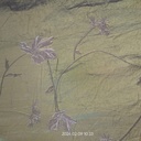 Olive Base Floral Prints On Embroidered Taffeta ETPS04