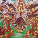 Traditional Print On Silk Chiffon S23-SCPS274
