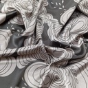 Cloud Brown Base Print On Satin Lycra S24 SLPS01