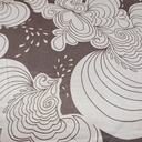 Cloud Brown Base Print On Satin Lycra S24 SLPS01