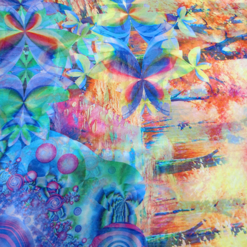 Print On Flat Chiffon FCPS102