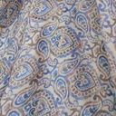 Indigo Paisley Print On Parsi Boski S24 PBPS03