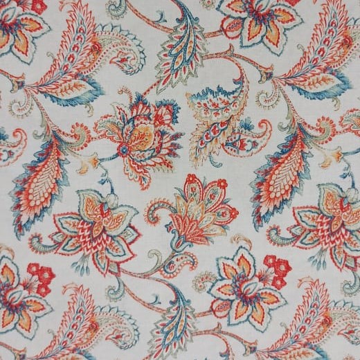 Vintage Paisley Print On Parsi Boski S24 PBPS07