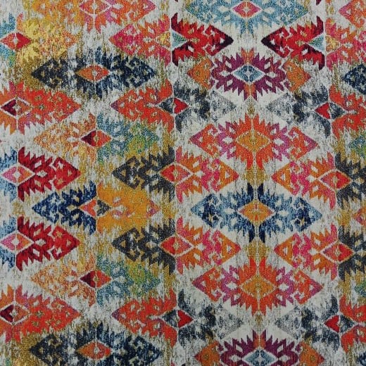 Multi Ikat Print On Parsi Boski S24 PBPS17