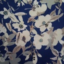 Blue Base Floral Japanese Jacquard Print (SS24N-JJ05)