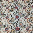 Paisley Flock Print On Parsi Boski S24 PBPS22