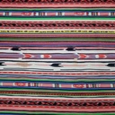 Multi Color Stripes Print On Poly Knitted S24 PKPS07