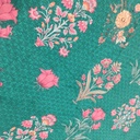 Lotus Print On Parsi Boski S24 PBPS33