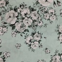 White Rose Garden Print On Parsi Boski S24 PBPS42