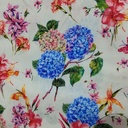 Orchid Floral Print On Parsi Boski S24 PBPS43