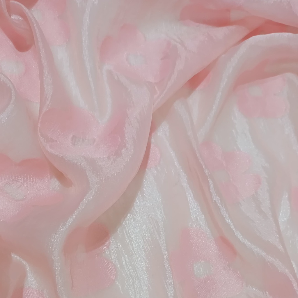 Floral Organza Jacquard Fabric