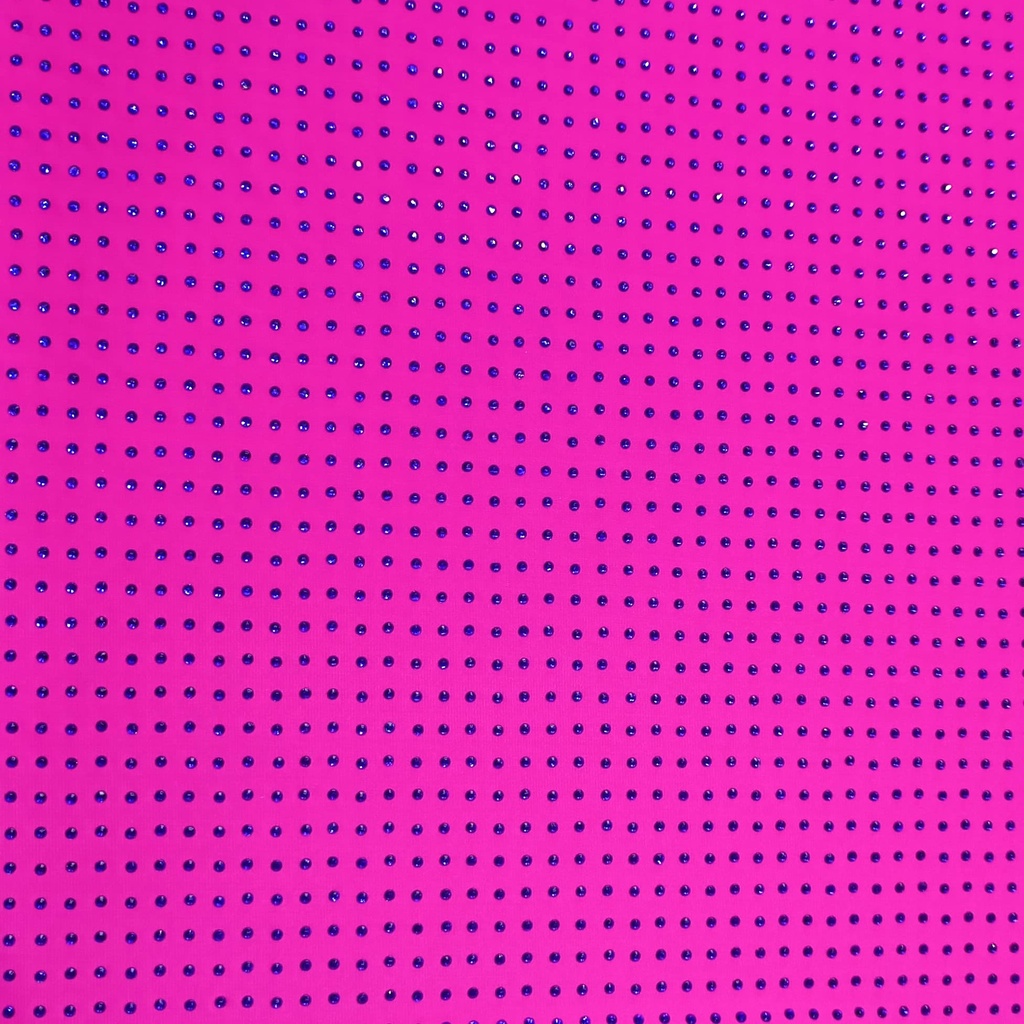 Pink Blue Rhinestone Fabric