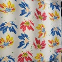 Multi Colour Flower Print On Habutai Satin S24 HSPS60