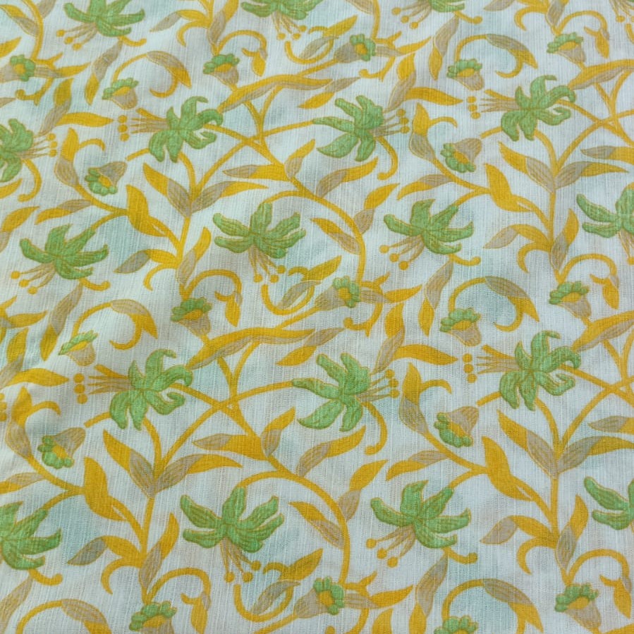 Art Thread Print On Poly Chiffon PCPS36