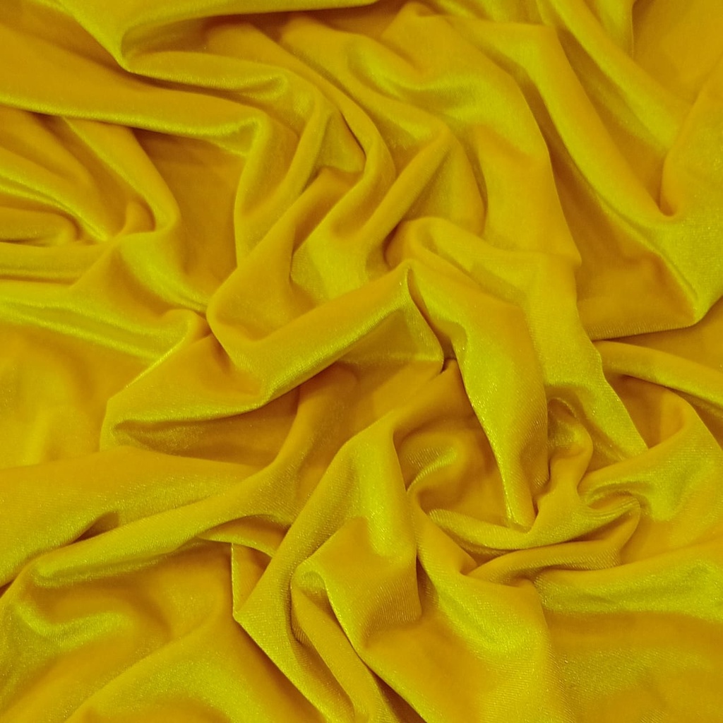 Velour Velvet Lycra Dyed Fabric