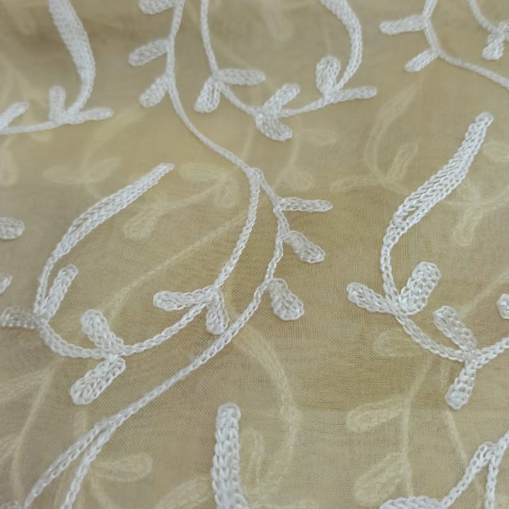 Organza Silk Jacquard Fabric (SS25) OSJS07
