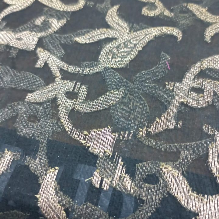 Organza Silk Jacquard Fabric (SS25) OSJS01