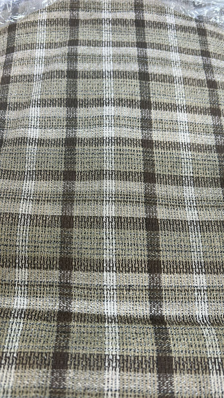 Cotton Jute Check 56inch Fabric (SS24) CPFS44