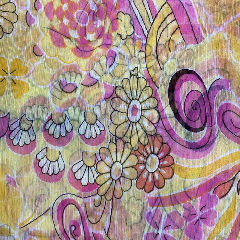 Poly Chiffon Print Fabric (SS24)  SFDS28