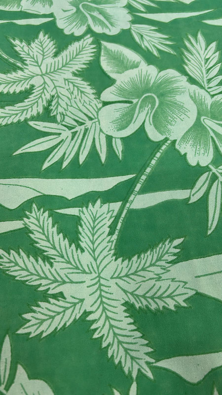 Palm Green Base Print On Cotton Canvas (SS25) CCPS02