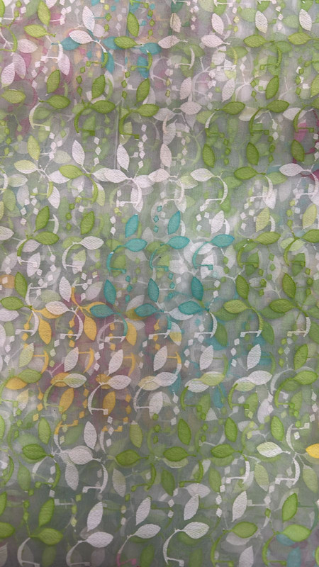 Tissue Floral Organza Print Fabric (SS25) SFDS113