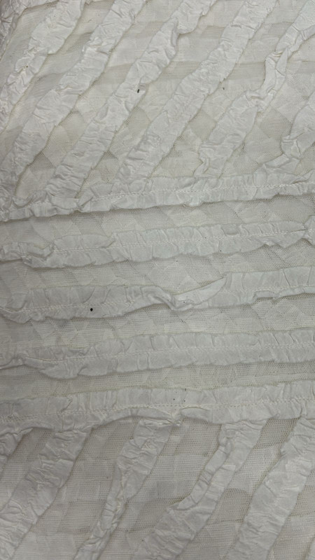 Net Frill Lace Fabric (SS25) SFDS109