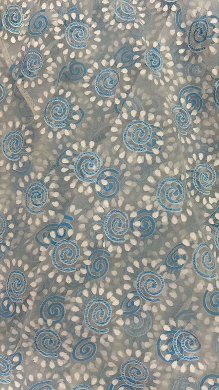 Organza Jacquard Fabric (SS25) SFDS86