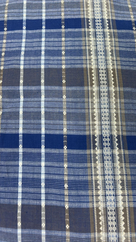 Cotton Check Dobby Yarn Dyed Fabric (SS25) SFDS139