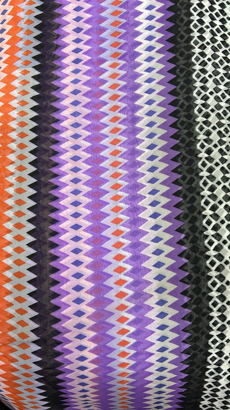 Crimp Georggette Print Fabric (SS25) SFDS74