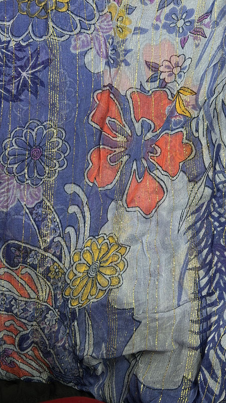 Poly Georggete Lurex Print (SS25) SFDS189