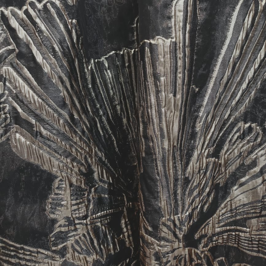 Organza Jacquard OJ-152 (All Black)