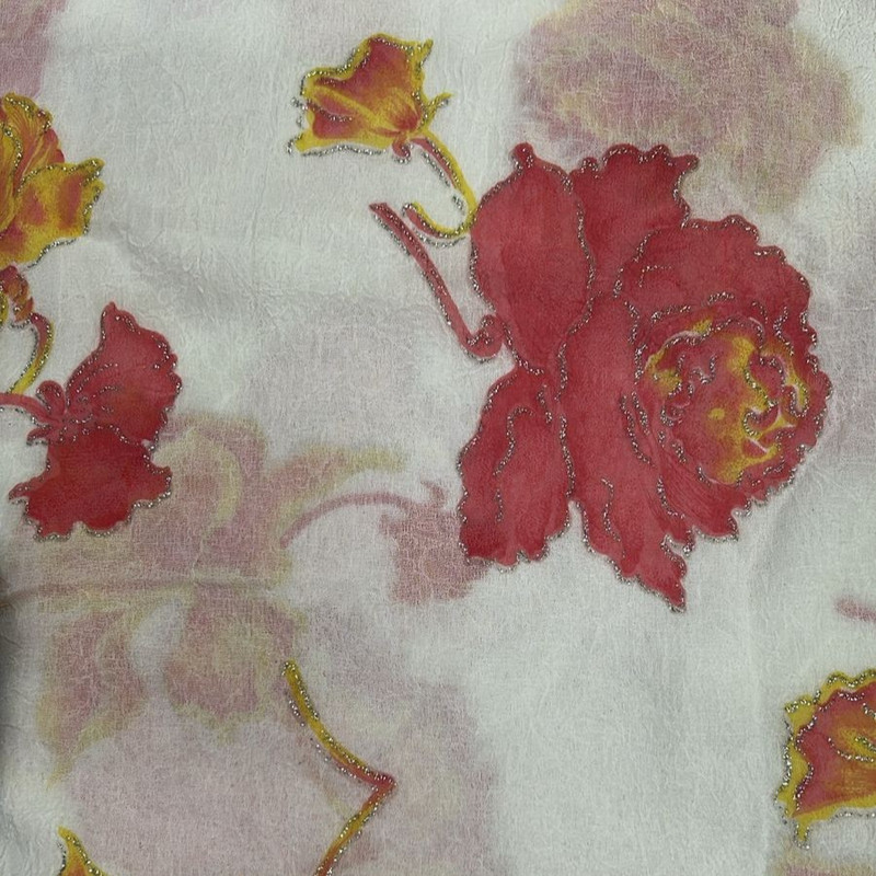 Foil Print On Poly Georgette (SS25) SFCS09