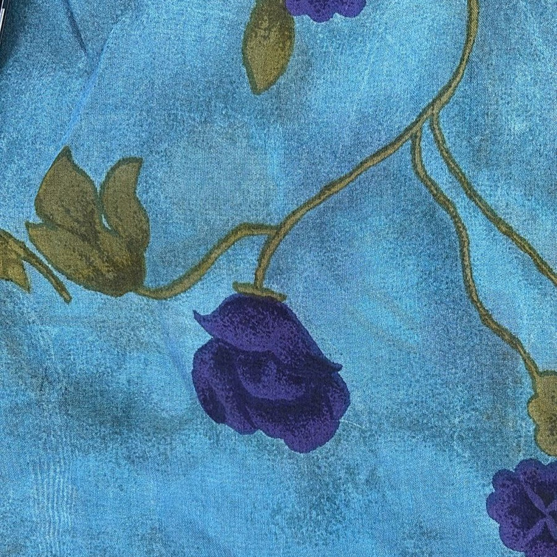 Leaf Print On Viscose Georgette (SS25) SFCS13