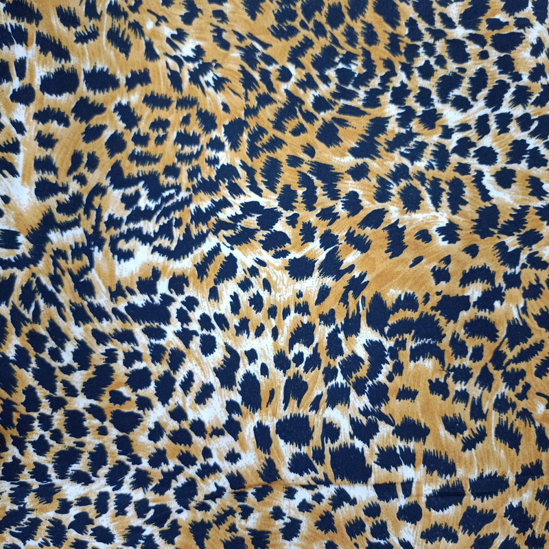Animal Print On Poly Crepe (SS25) SFCS53