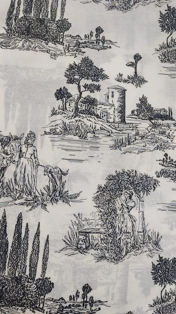 Sushi Voile Print Fabric SVPF059