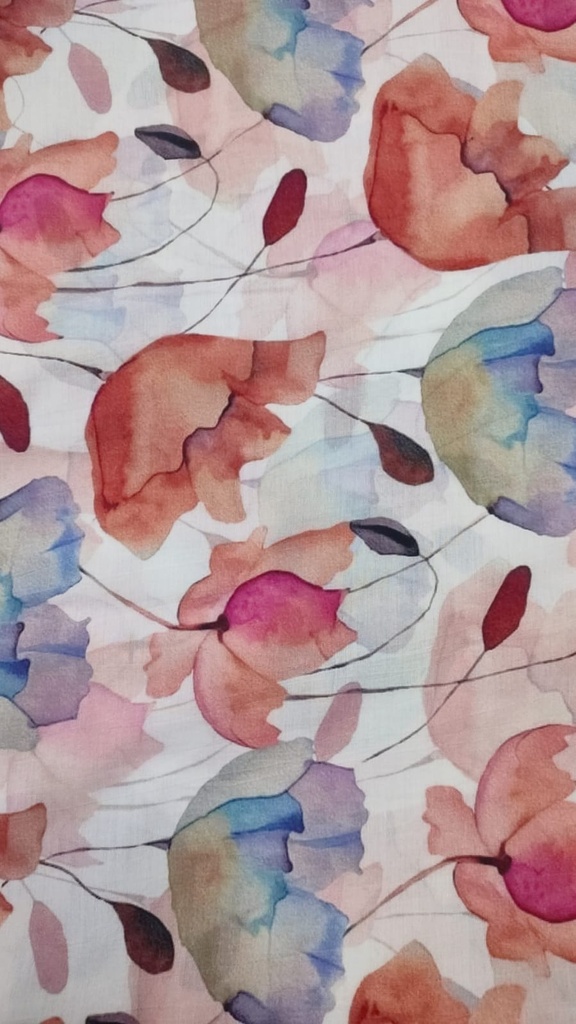 Sushi Voile Print Fabric SVPF072