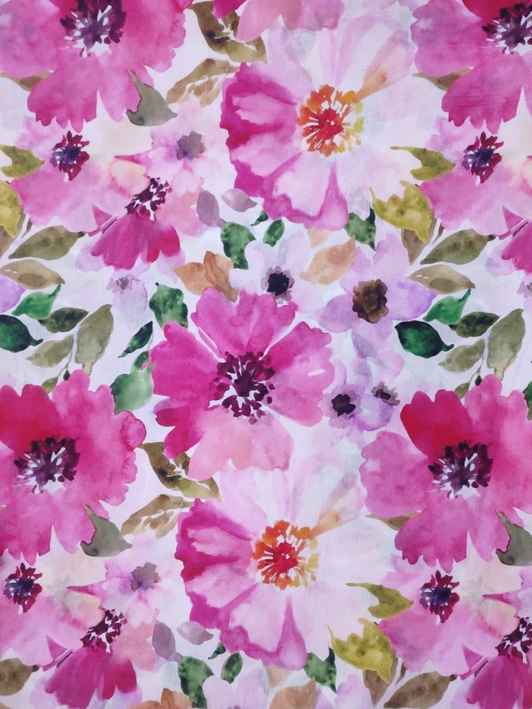 Sushi Voile Print Fabric SVPF084