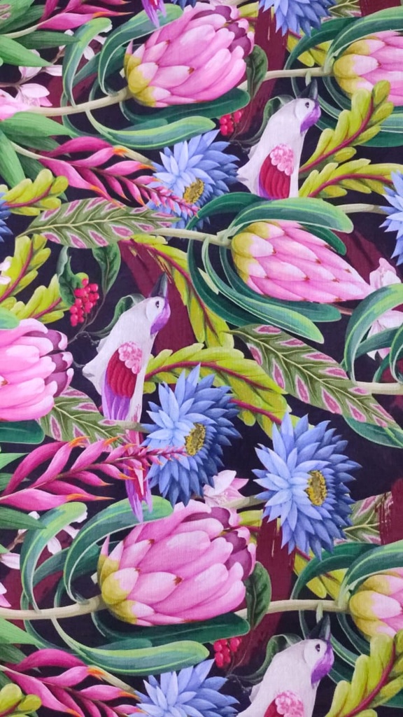 Sushi Voile Print Fabric SVPF094