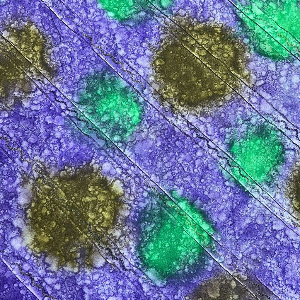 Purple Base Print On Cotton Poplin CPPN02